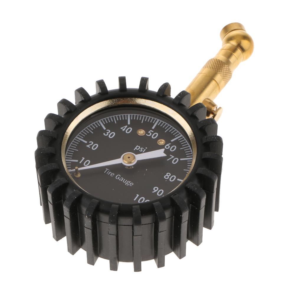 Car Motorcycle Tire Pressure Gauge 100psi Professional Mechanical Tire Gauge