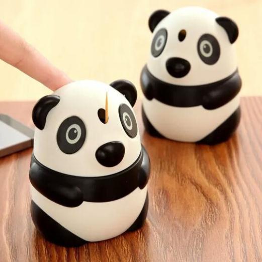 Lọ đựng tăm gấu trúc/ Lọ đựng tăm lúa mạch