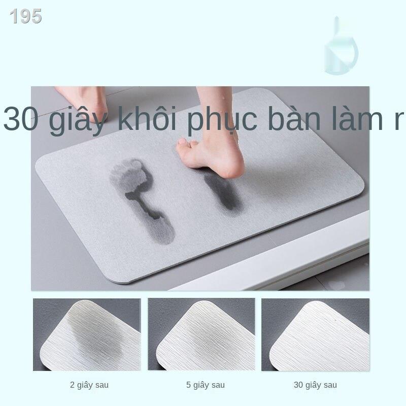 Tấm thấm bùn Tong Yan Diatom lót cửa phòng tắm khô nhanh thảm sàn nhà vệ sinh Bắc Âu