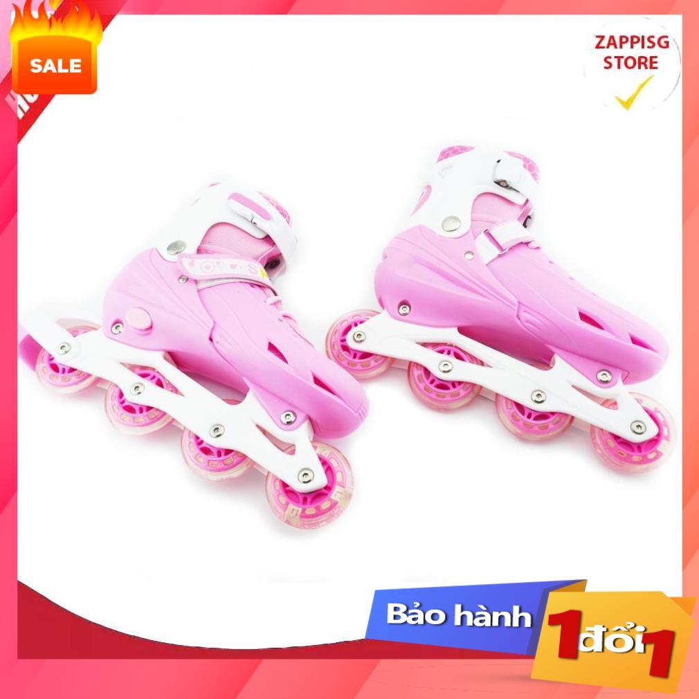 Siêu Sale Giày Patin trẻ em tặng mũ và đồ bảo hộ (5 đến 14 tuổi)