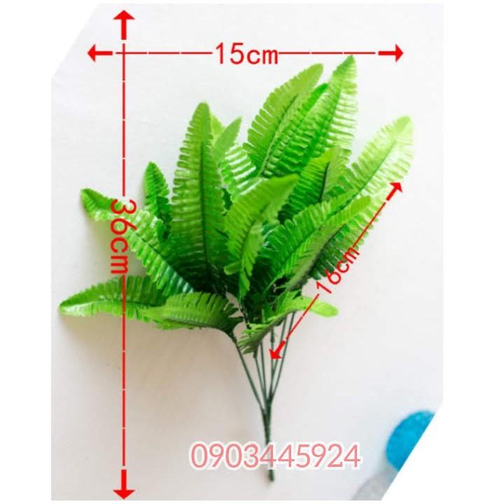 Cây Dương Xỉ nhựa PVC trang trí nhà cửa gắn tường thảm cỏ
