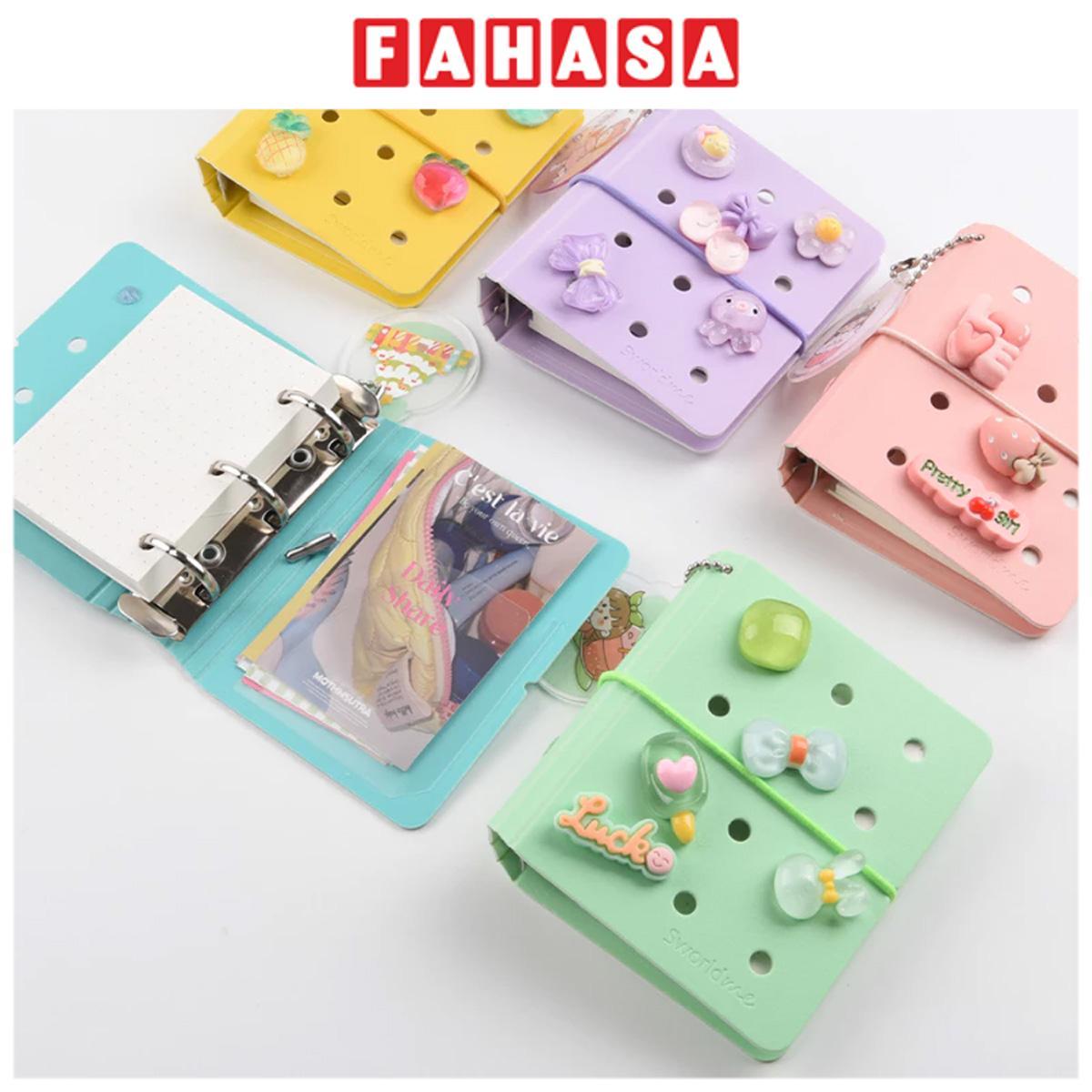 Sổ Còng Mini 80 Trang Kèm Charm Tone Patel - Sworld ST6195-PE - Purple