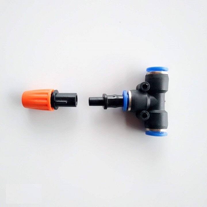 Bộ phun sương tưới lan 12 béc cam cho S= 10-15m2