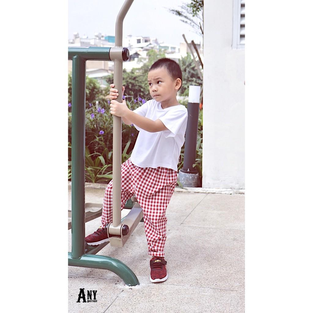 ĐẦM CARO ĐỎ PHỐI REN XINH XẮN CHO BÉ