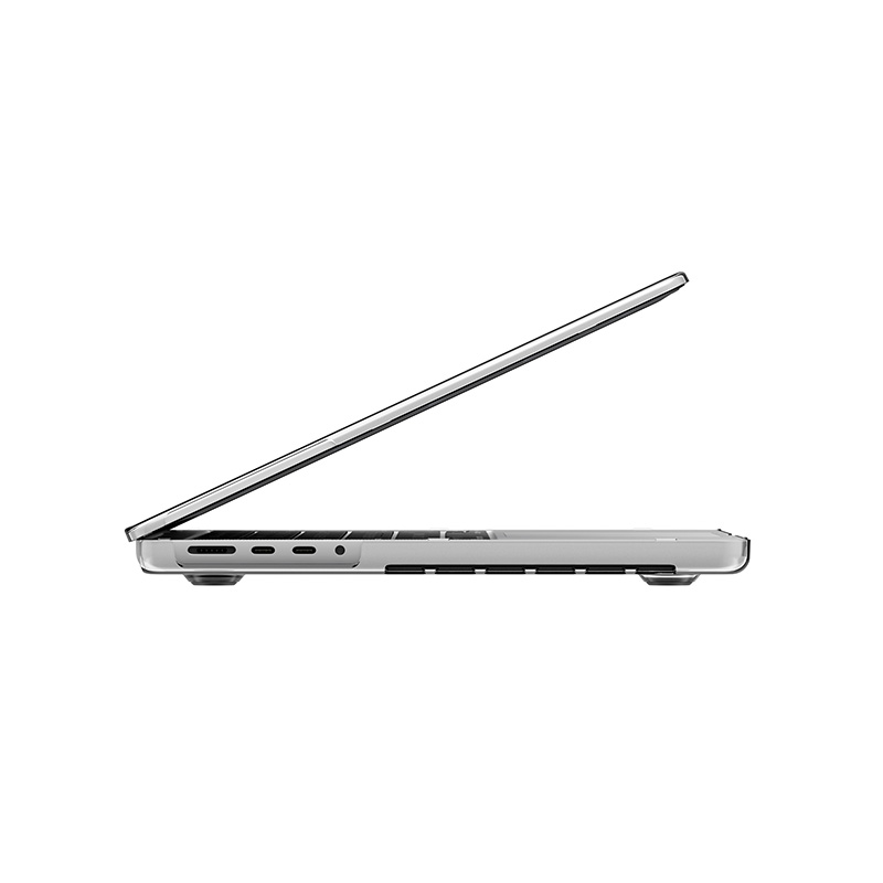 Ốp UNIQ VERO Cho MacBook Pro 14 inch M2-M5 (2023-2026) Trong Suốt Bảo Vệ Toàn Diện Tặng Kèm Phủ Phím Và Nắp Che Webcam Hàng Chính Hãng