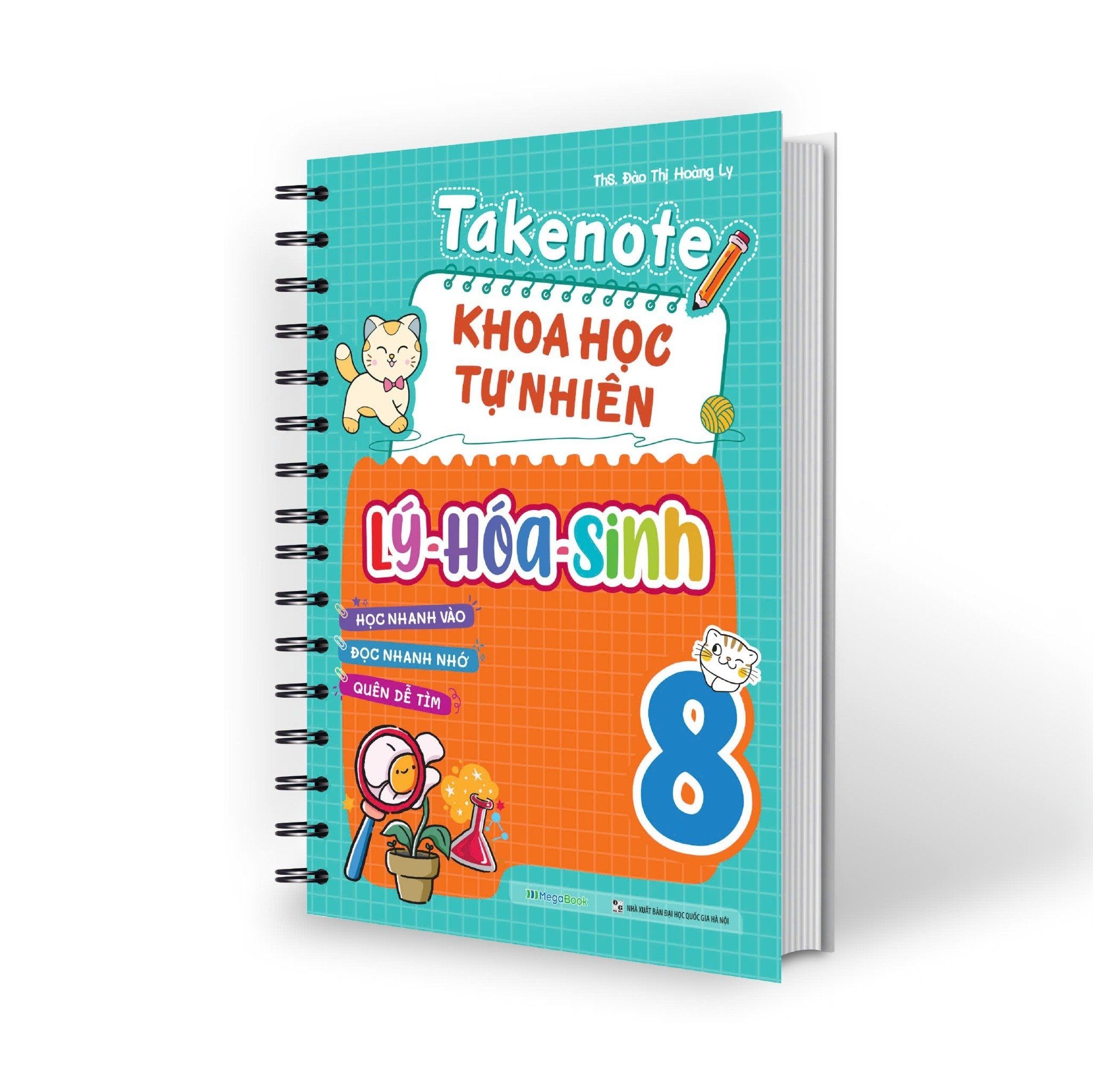 Sách Takenote Khoa học tự nhiên Lý - Hóa - Sinh Lớp 8