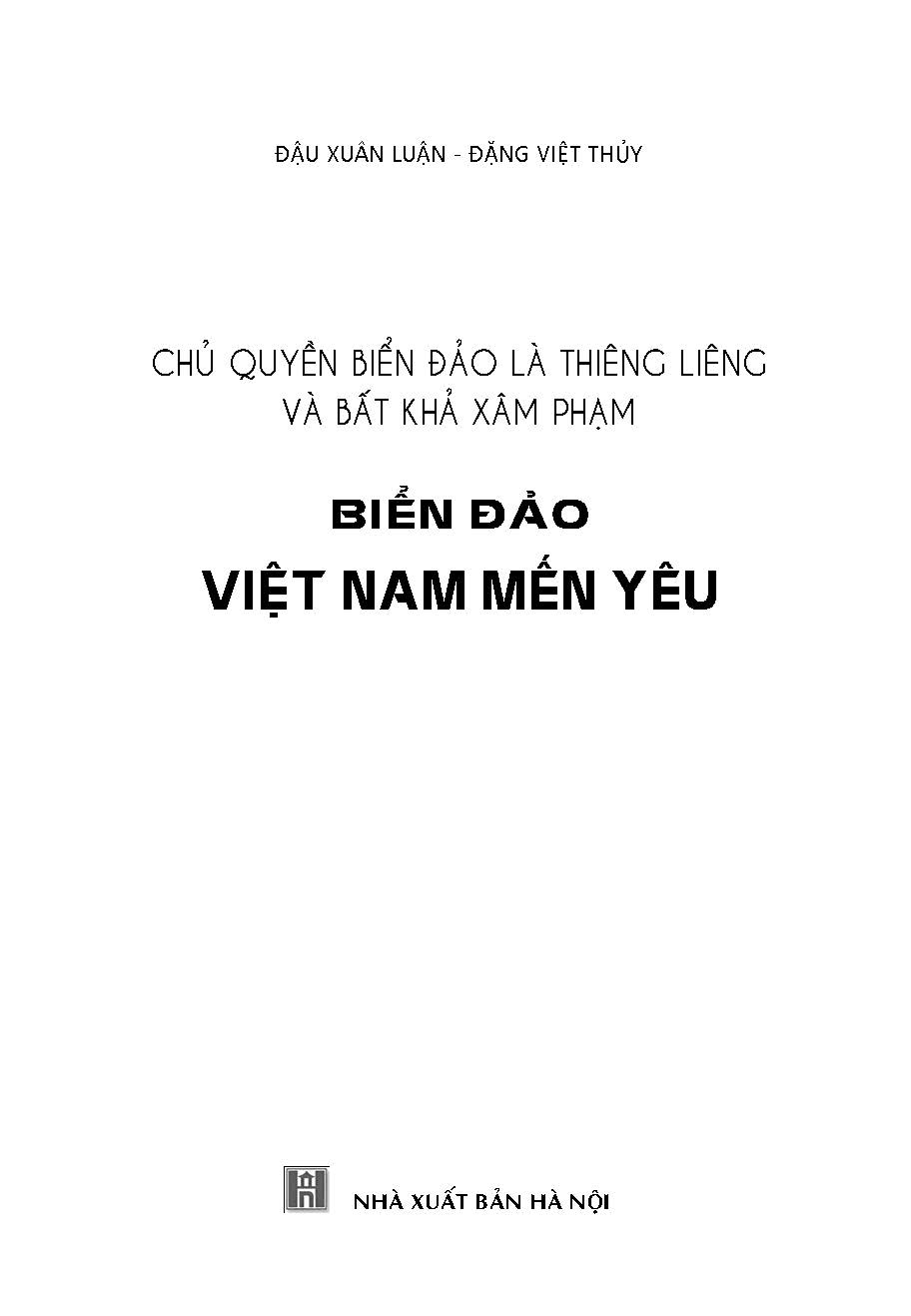 Biển Đảo Việt Nam Mến Yêu - Đậu Xuân Luận, Đặng Việt Thủy