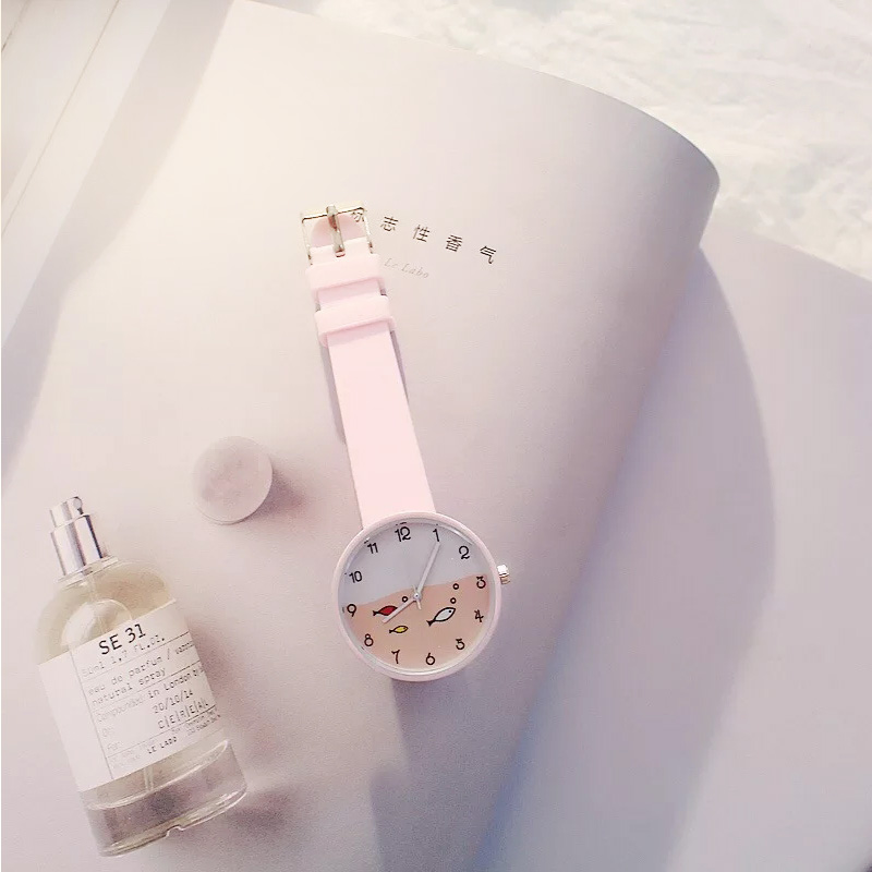 Đồng hồ Ulzzang thời trang cho bé gái hình con cá – DH001