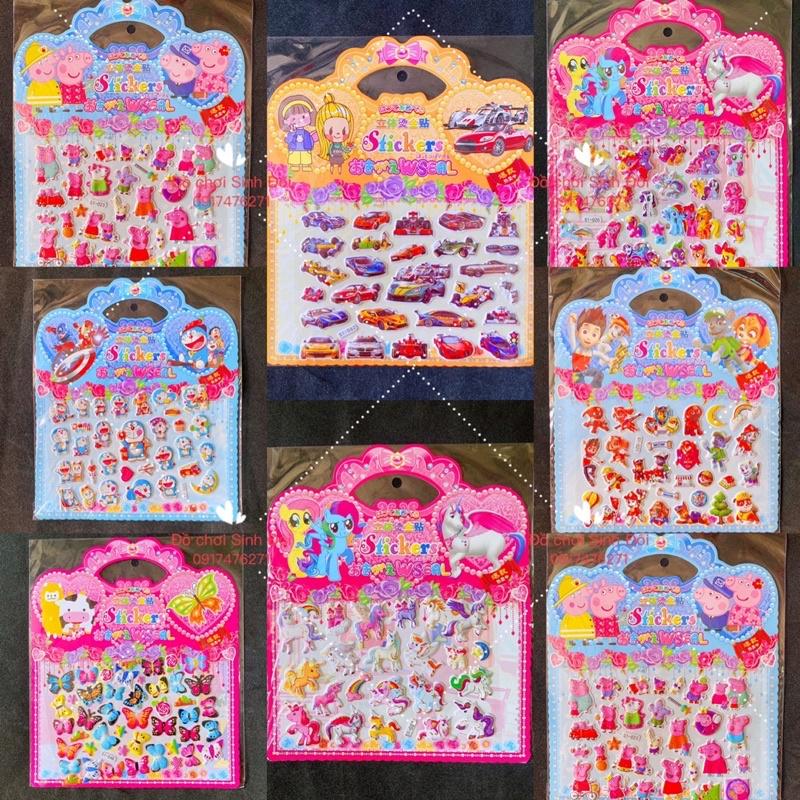 HÌNH DÁN NỔI 3D - hình heo peppa