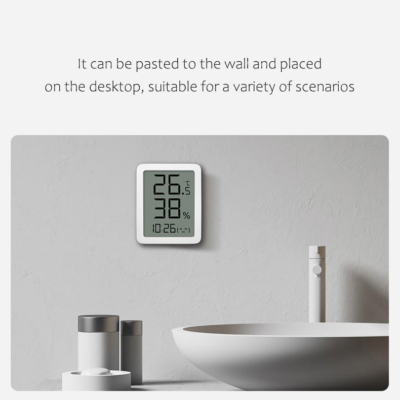 From Xiaomi Youpin Miaomiaoce Nhiệt kế cảm biến độ ẩm và nhiệt độ E-ink tích hợp màn hình LCD kỹ thuật số tiện dụng