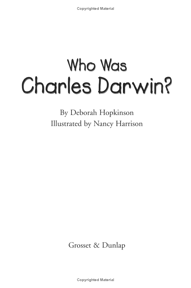 Sách ngoại văn: Who Was Charles Darwin?