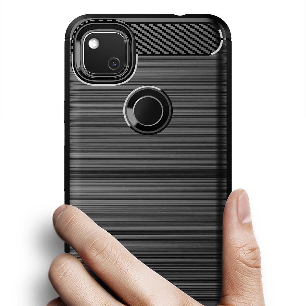 Ốp lưng cho Google Pixel 4 4a 4 XL dẻo Cacbon phay xước chống sốc chống vân tay
