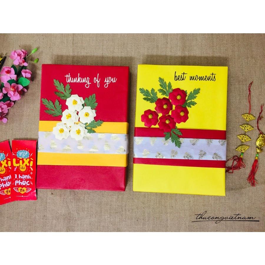 Hộp Quà To Gói Sẵn Phong Cách Tết