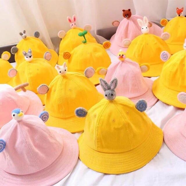 Nón tai gấu siêu dễ thương