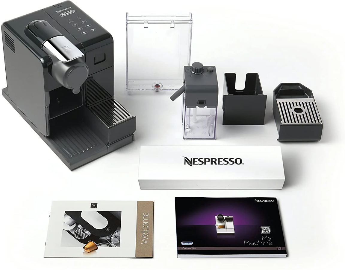 Máy Pha Cà Phê Viên Nén DeLonghi Nespresso Lattissima Touch EN560.B, Máy Pha Cafe, Espresso, Cappuccino, Cafe Latte - Đen