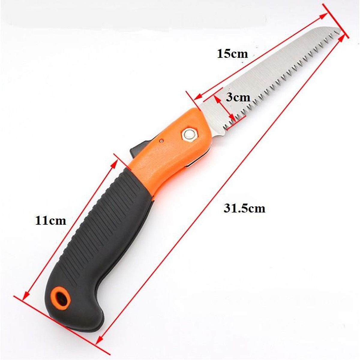 Cưa cành cây cầm tay cán xếp 150mm