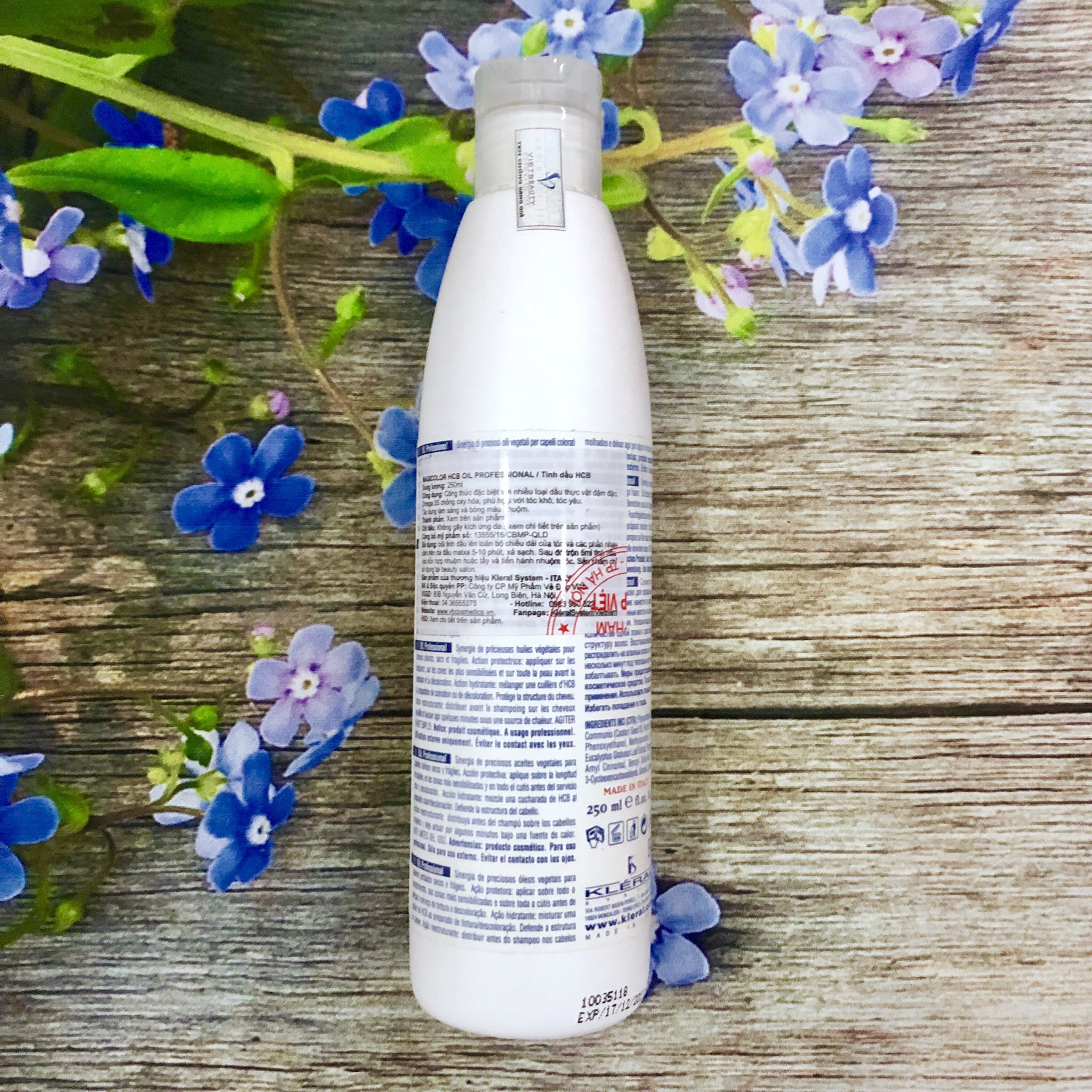 Dầu kích bóng màu nhuộm Kléral Magicolor HCB Oil Professional cho Salon 250ml