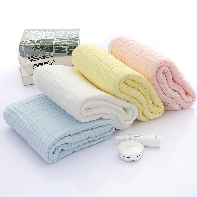 Sơ Sinh Chăn & Đầm Mềm Tắm Cho Bé Bộ Chăn Ga Gối Cotton Trẻ Sơ Sinh Bọc Chần Gòn 6 Lớp Gạc