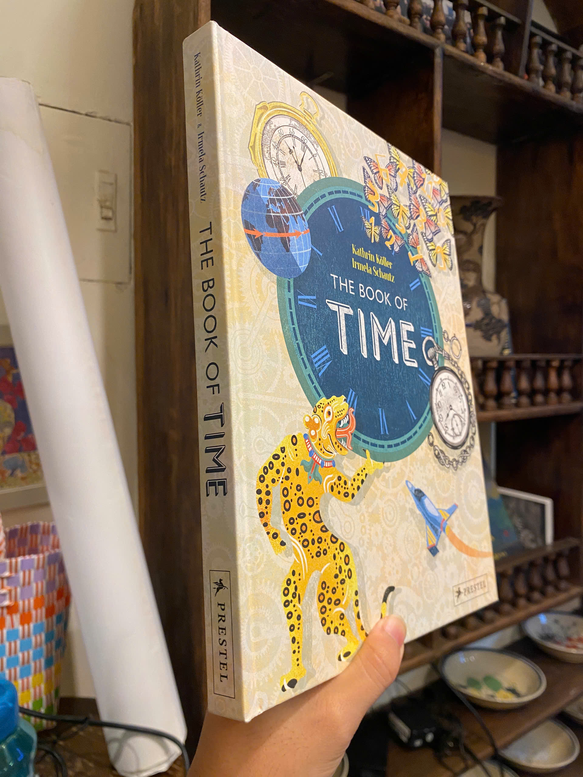 Sách - The Book of Time by Kathrin Koller | Children's Infographic Book - Nature and Science Book