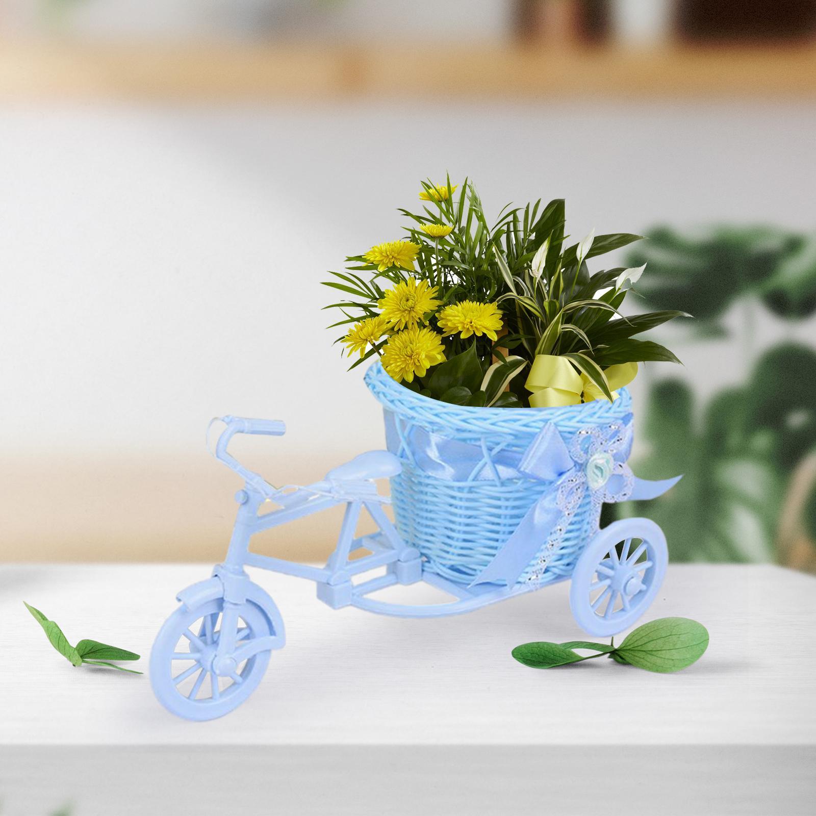 Artificial Flower Basket Vase Plant Rack for Party Indoor Home Decor