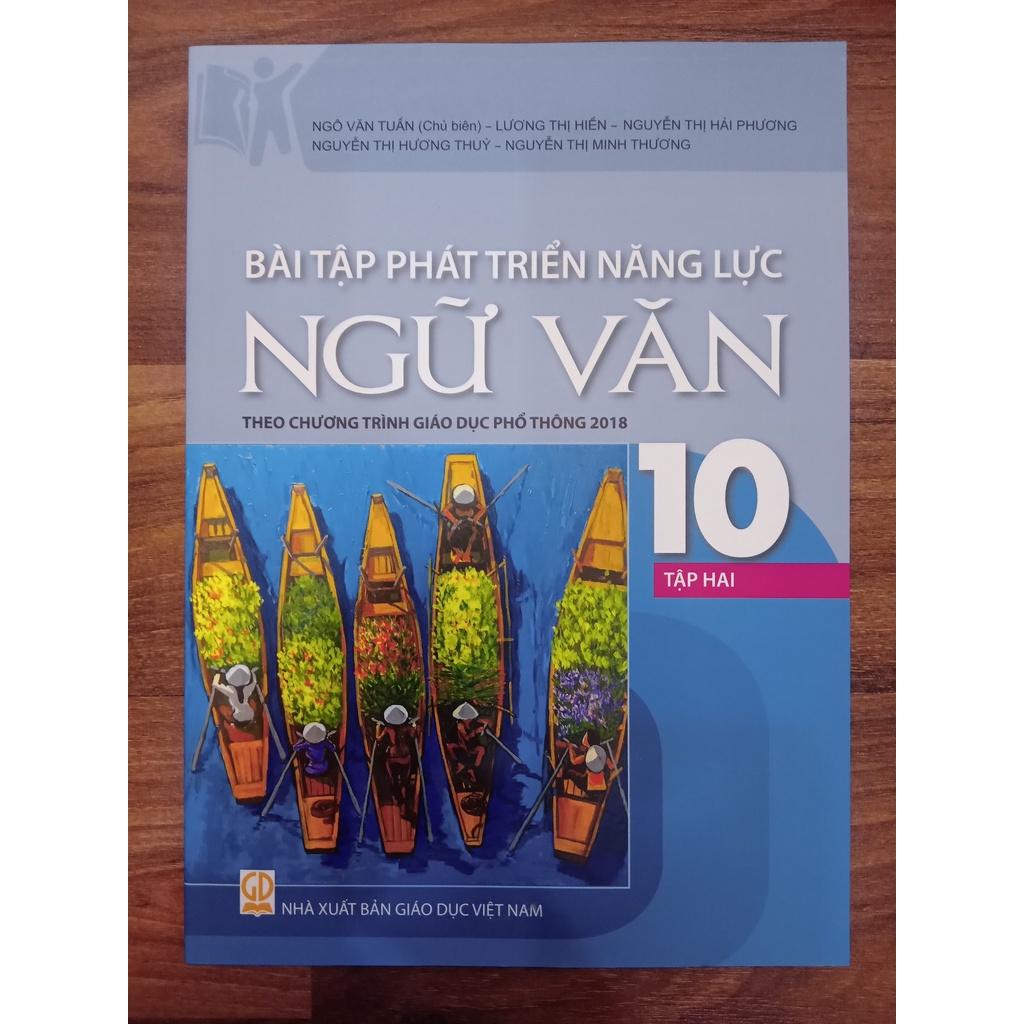 Sách - Combo Bài tập phát triển năng lực Ngữ Văn 10 - ( Tập 1 + Tập 2 )