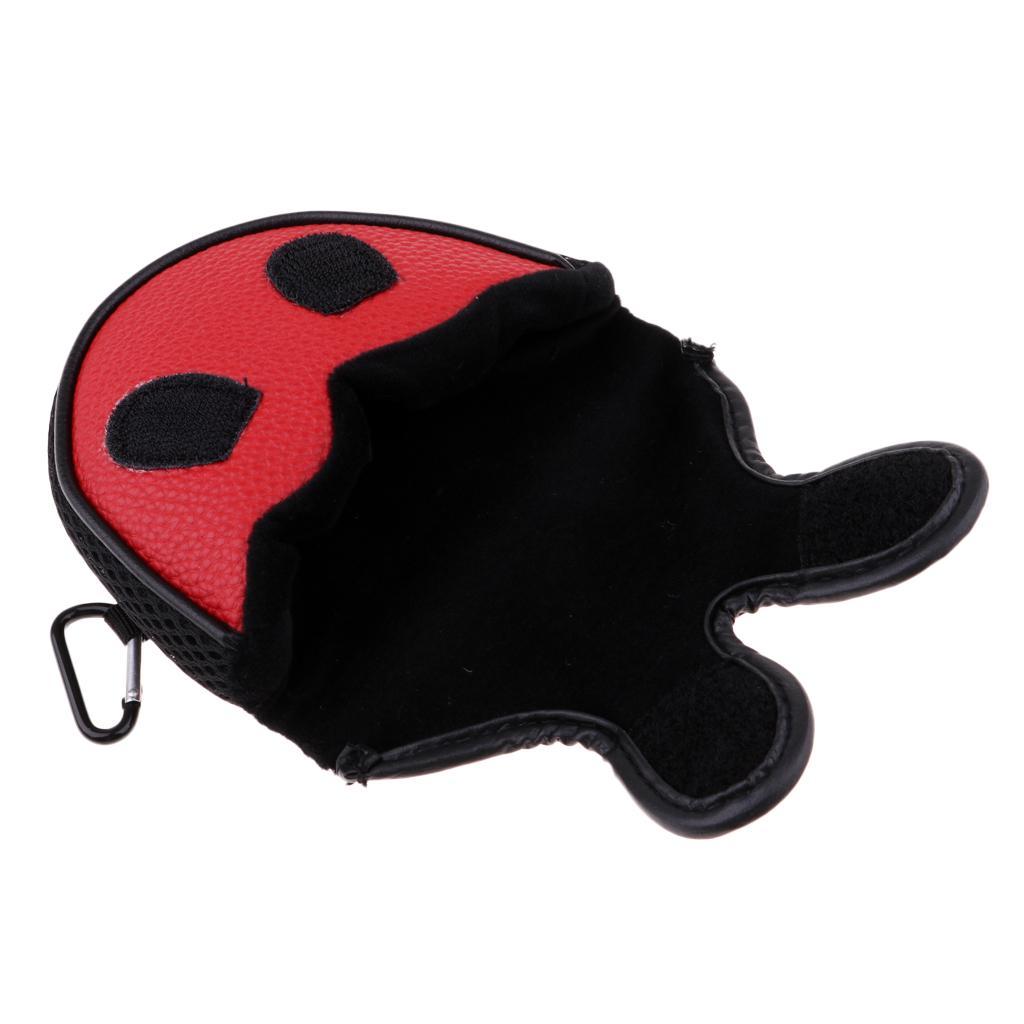 2x Durable PU Golf Mallet Head Cover Putter Shaft Protector Guard Sleeve