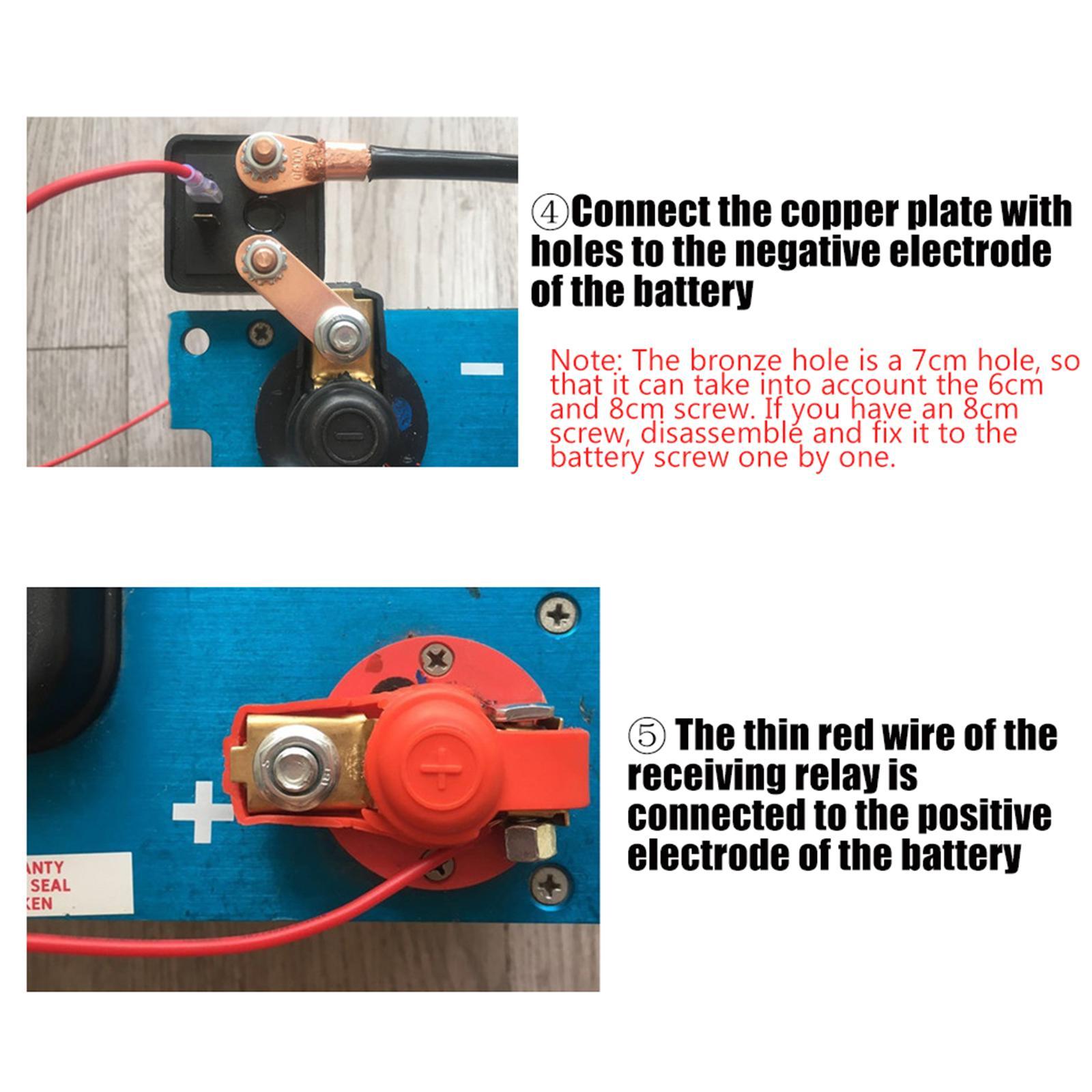 Car Battery Disconnect Switch Master Switches for Truck 1x Remote Control