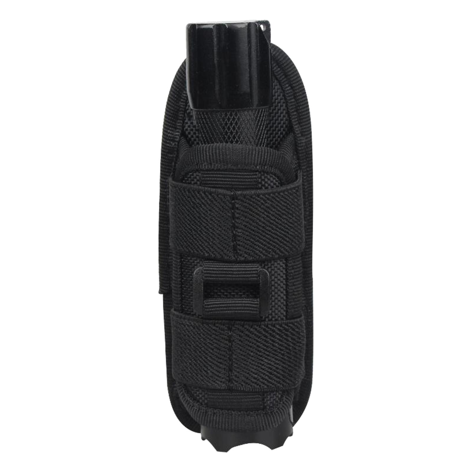 360° Rotating Flashlight Pouch Holster Holder Case Pouch with Belt Clip Duty