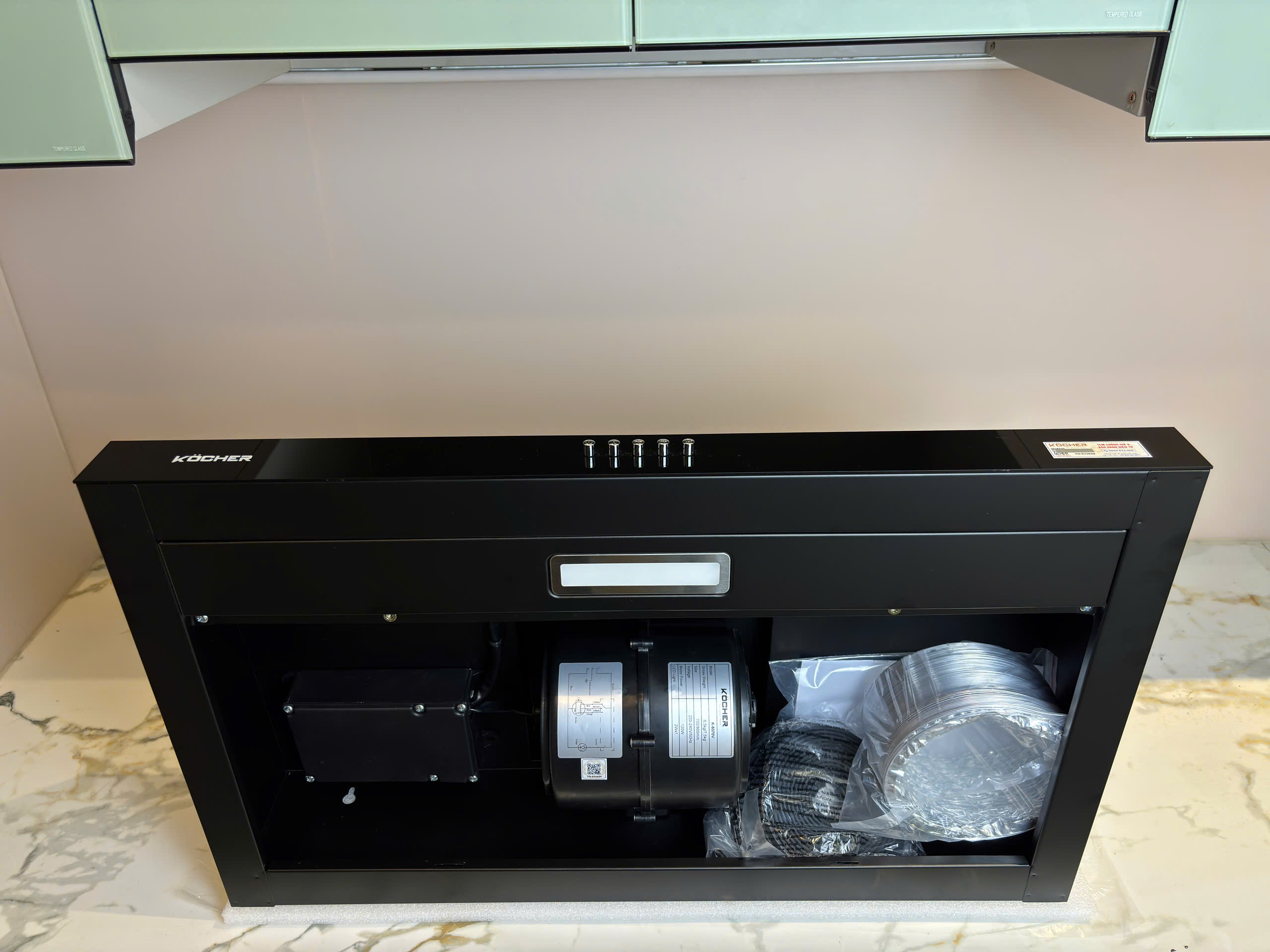 Máy Hút Mùi Kocher K-6070V - Hàng Chính Hãng