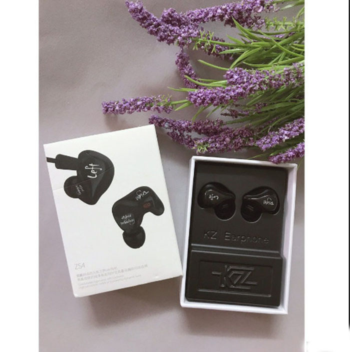 Tai Nghe  Knowledge Zenith KZ ZS4 HiFi Bass Có Micro Đàm Thoại- Hàng Chính Hãng