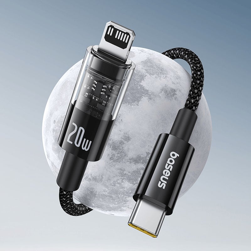Cáp Sạc Nhanh Baseus Gem C to IP 20W (Fast-Charging Data Cable) - Hàng chính hãng
