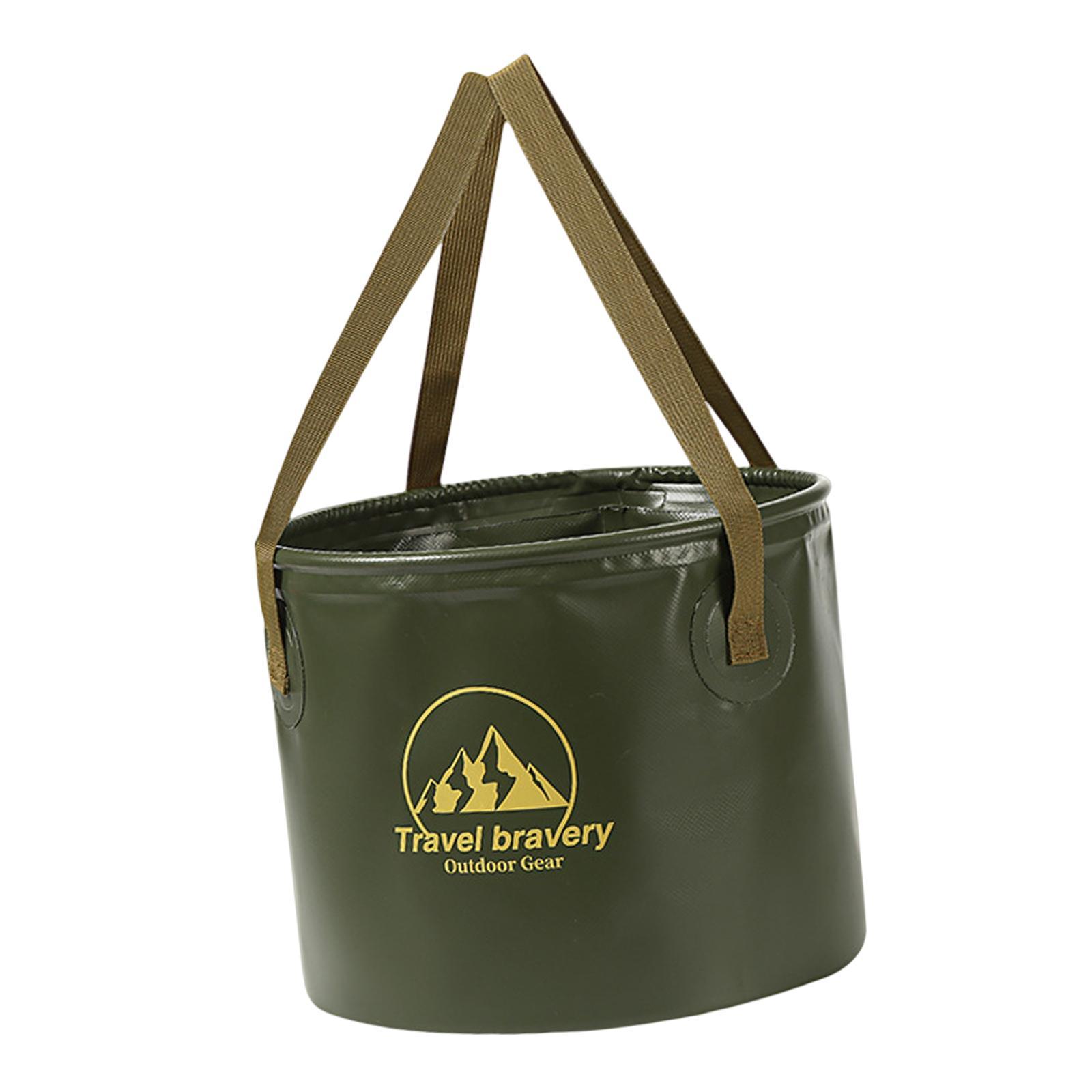 Collapsible Bucket Portable Fishing Bucket for Camping Car Washing Gardening