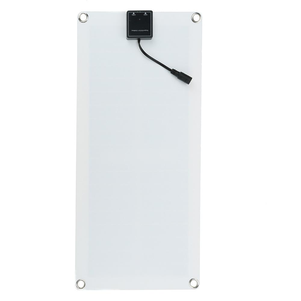 Bảng điều khiển năng lượng mặt trời bằng kính đơn tinh thể cứng nhất 100W 110W 36cell 125mm * 125mm để sạc pin 12V 18V Màu sắc: Kính trắng 100W