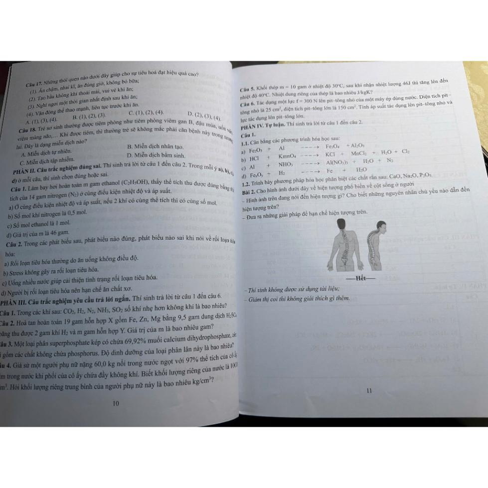 Sách - 38 Đề Thi Học Sinh Giỏi Khoa Học Tự Nhiên 8