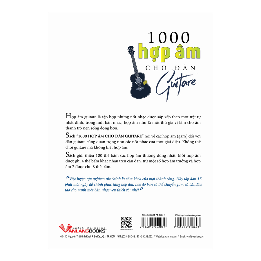 1000 Hợp Âm Cho Đàn Guitare