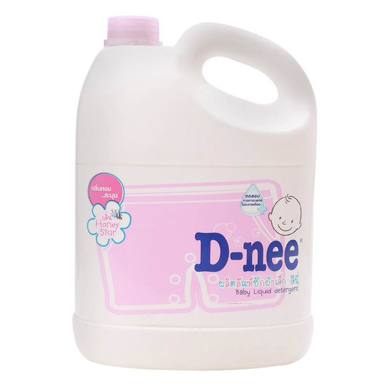 Dung Dịch Giặt Quần Áo Cho Bé D-Nee - Chai 3000ml (Hồng)