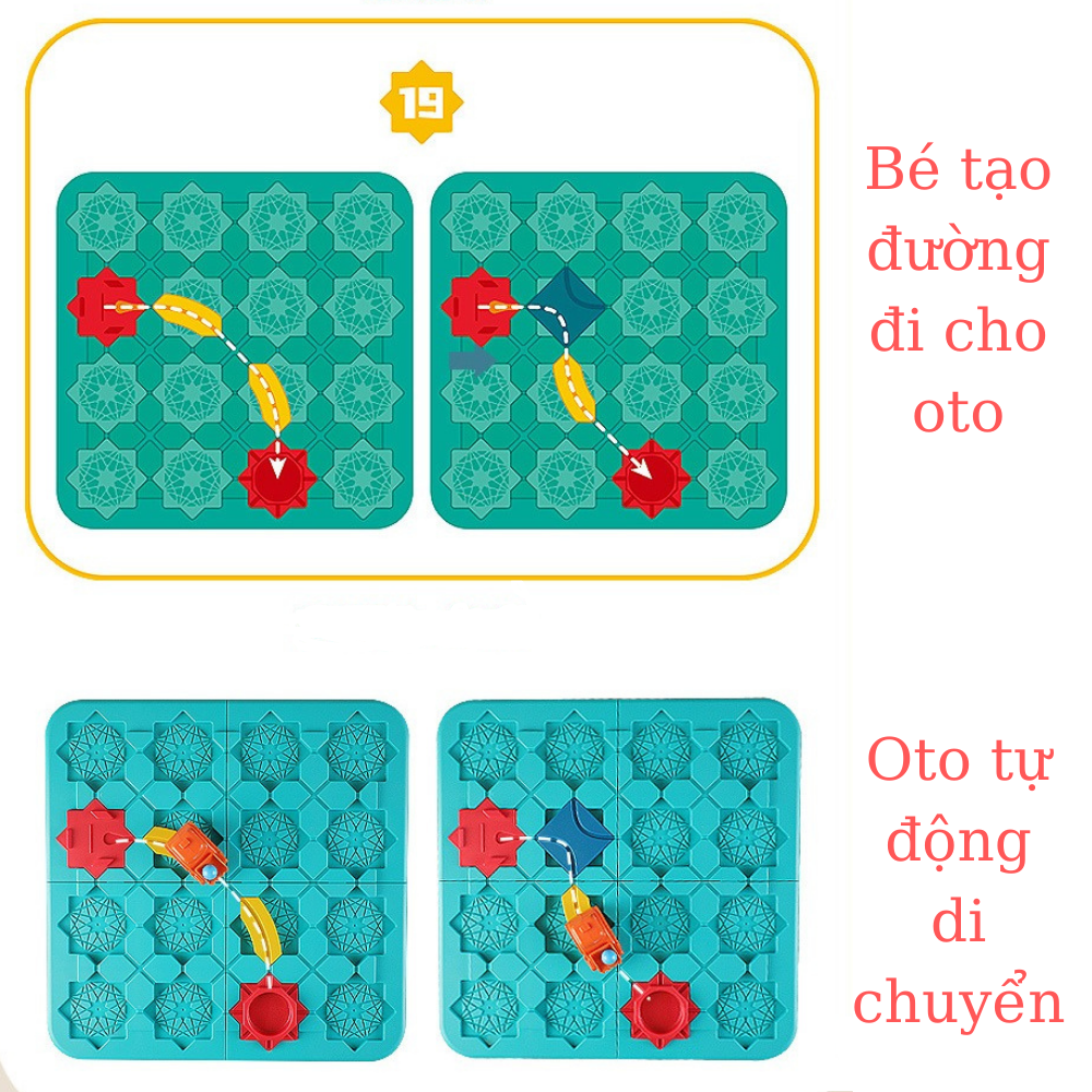 Đồ chơi trẻ em con đường tư duy Luka cho bé từ 2 tuổi tăng khả năng tư duy sáng tạo