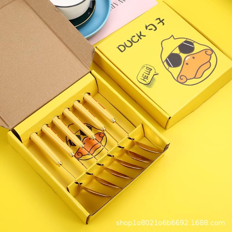 Sét 6 thìa mạ vàng