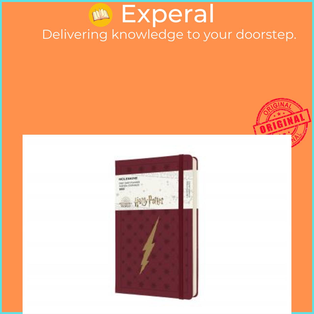 Sách - Moleskine Ltd. Ed. Harry Potter 2022 12-Month Daily Large Hardcover Notebook: Bordeaux R by Moleskine