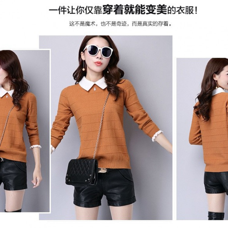 ÁO LEN HAZOLE CỔ BẺ HÀNG NHẬP LEN MỊN ĐẸP 01336 7