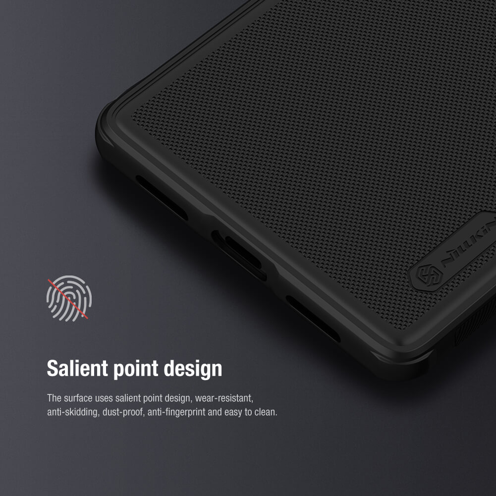 Ốp Lưng cho Google Pixel 7 Nillkin Nhựa Sần lưng PC cứng, viền TPU chống sốc Hàng nhập khẩu