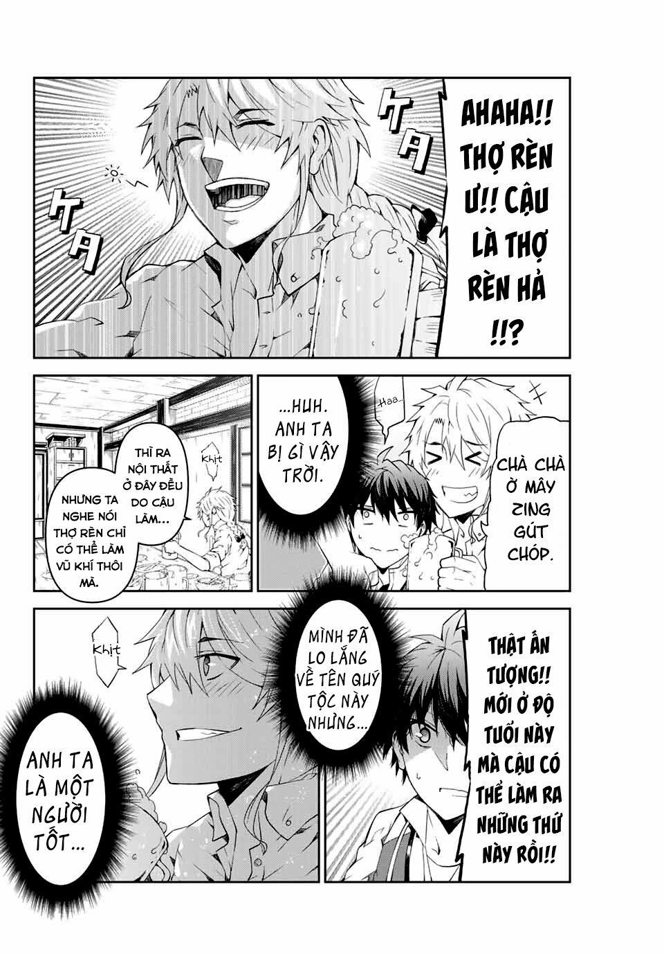 từ chức nghiệp yếu nhất trở thành "thợ rèn" mạnh nhất chapter 4 6