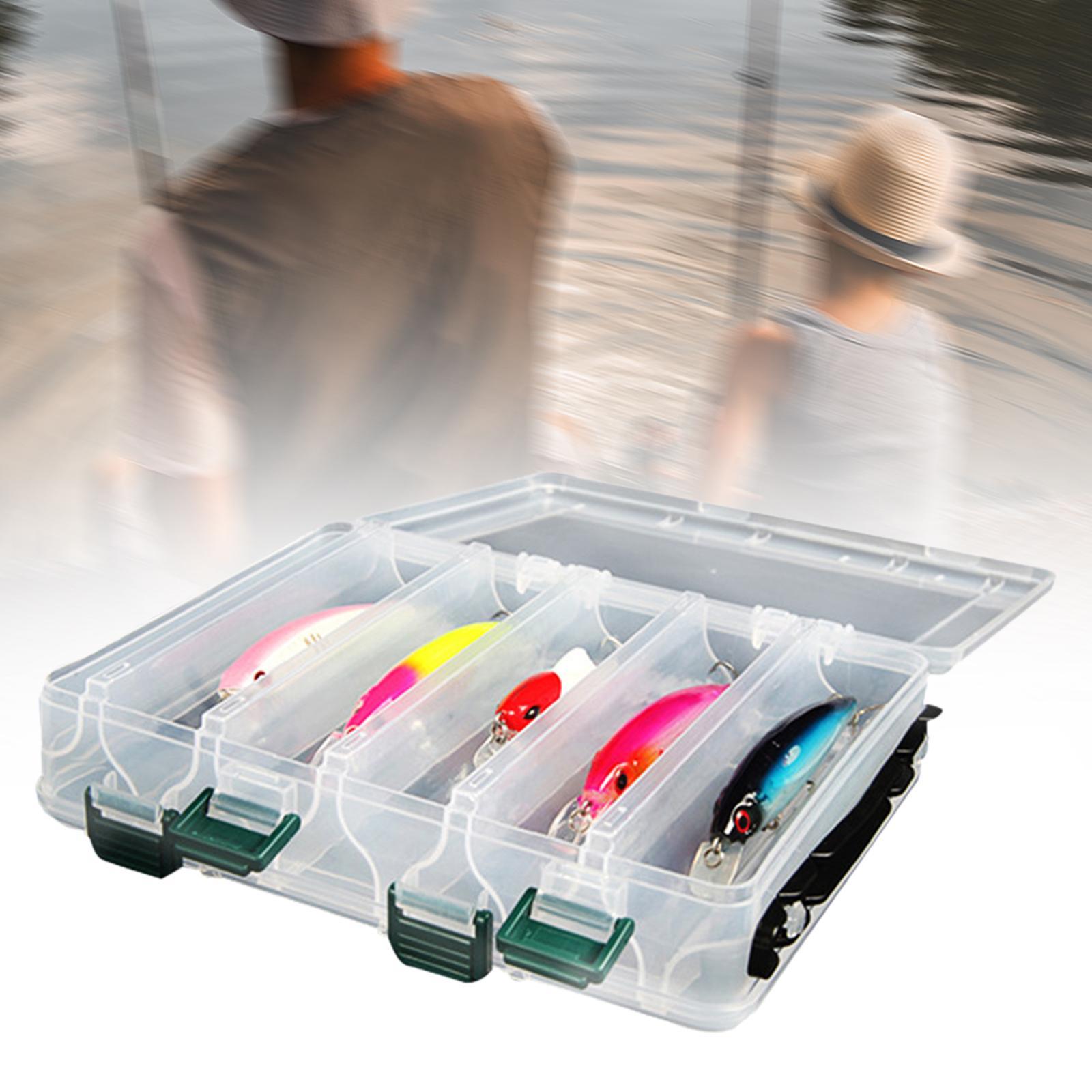 Tackle Box Tackle Storage Lure Hooks Multi Compartments Fishing Gear Accessory Removable Handle Portable Fly Fishing Organizer