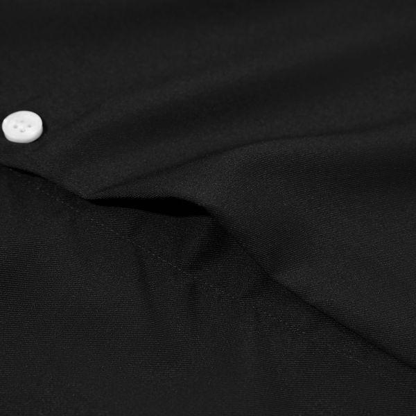 Áo Sơ Mi Nam Dài Tay Đen Vải Cotton BY COTTON Cotton Black Shirt