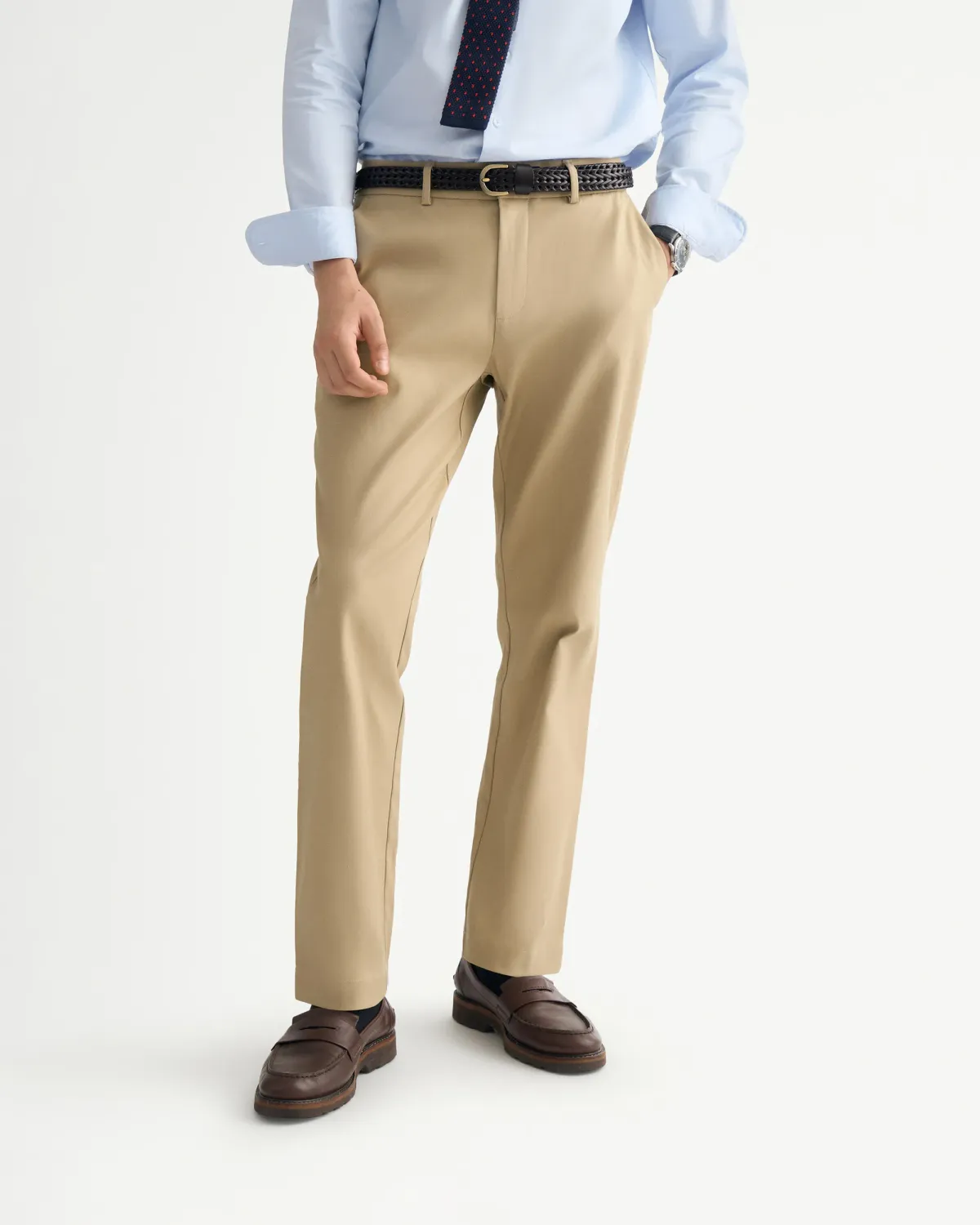 Quần Dài Kaki Nam Cotton Form Slim Dáng Ôm - ROUTINE 10S25PCA001