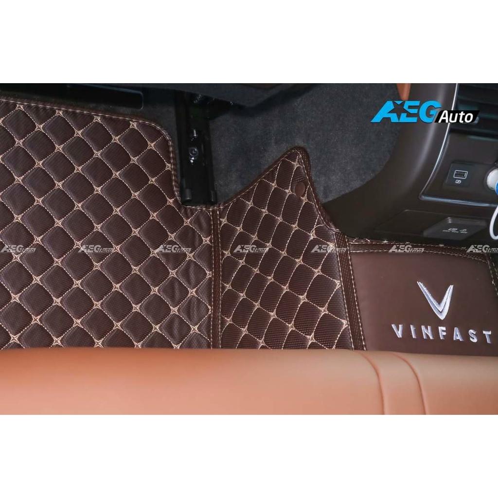 Thảm Lót Sàn Xe Vinfast VF5 2022- 2023, Thảm 5D mẫu da cao cấp, kết hợp rối sàn, Chuẩn Phom, Đa Dạng Mẫu Mã