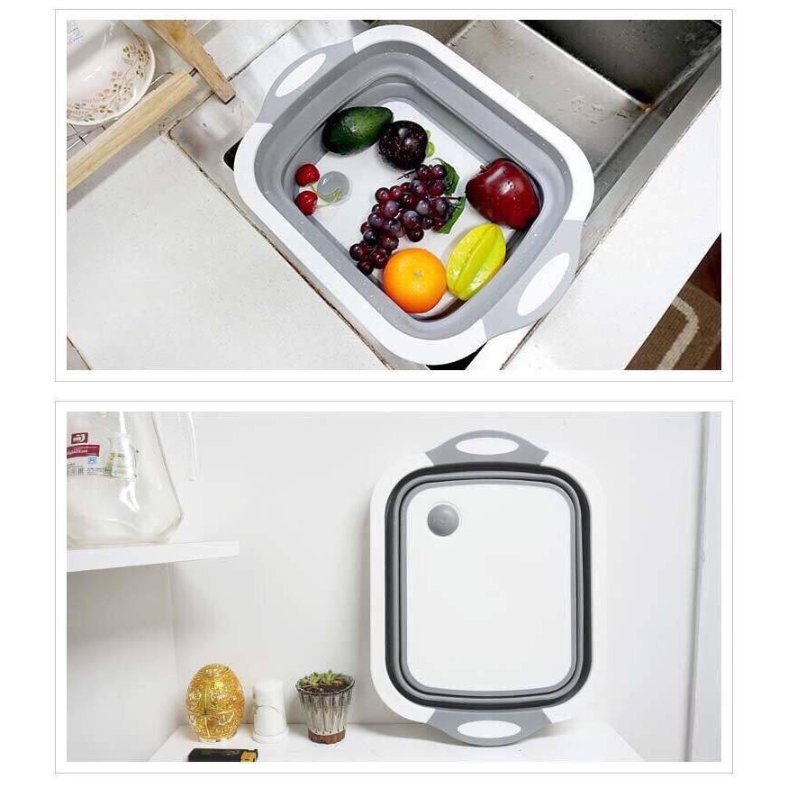 Combo 2 chậu gấp gọn thông minh siêu đẹp siêu tiện ích br00399