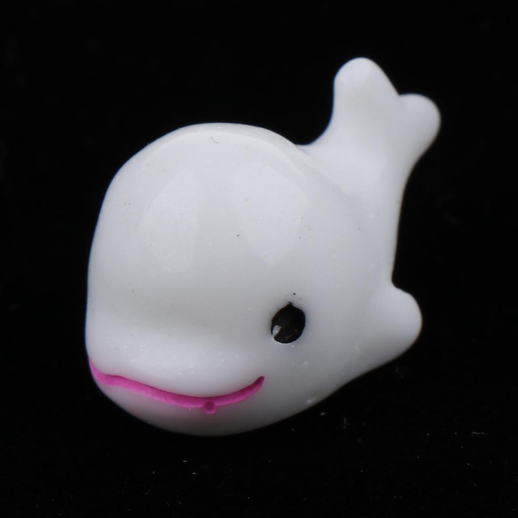 10 Pcs Aquarium Micro Landscape Decoration Fish Tank Ornament Dolphin