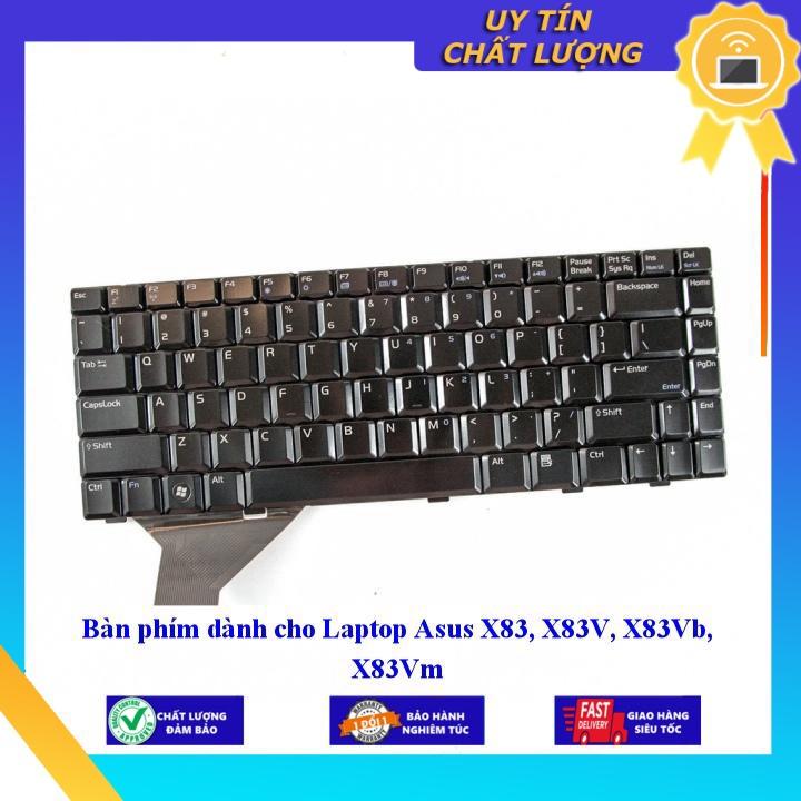 Bàn phím dùng cho Laptop Asus X83 X83V X83Vb X83Vm  - Hàng Nhập Khẩu New Seal