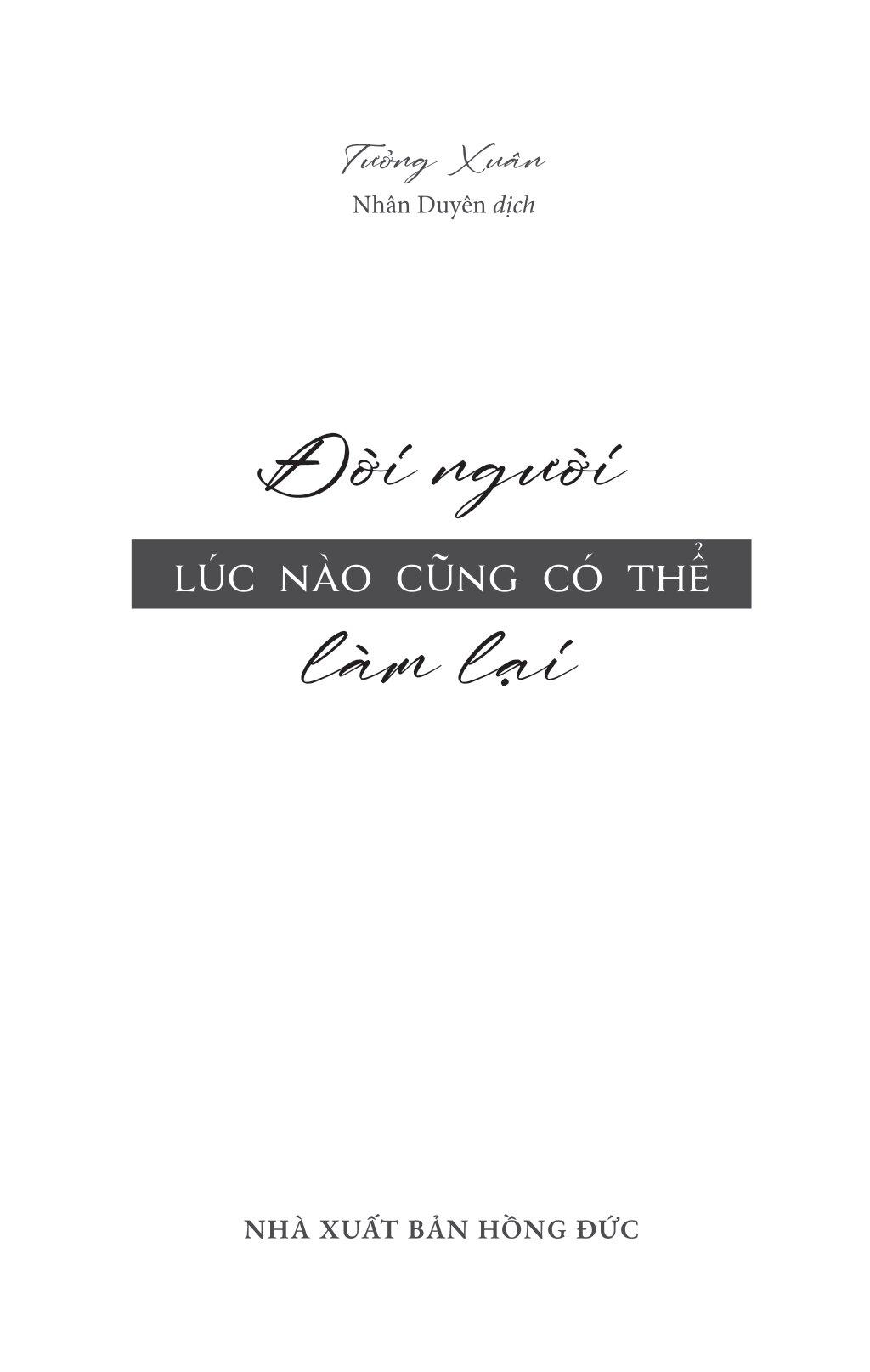 Hình ảnh Đời Người Lúc Nào Cũng Có Thể Làm Lại